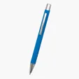 Brea Rubberized Aluminum Plunger Pen — view 5