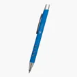 Brea Rubberized Aluminum Plunger Pen