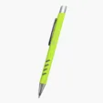 Brea Rubberized Aluminum Plunger Pen — view 2
