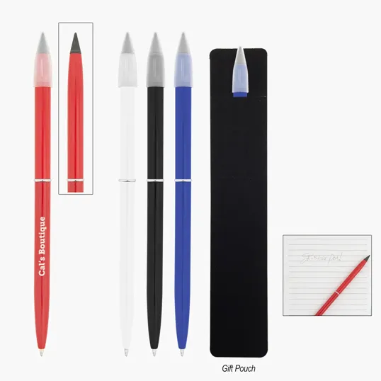 Aluminum Inkless Pencil & Ink Pen