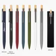 Recycled Aluminum Pen with Bamboo Plunger — view 7