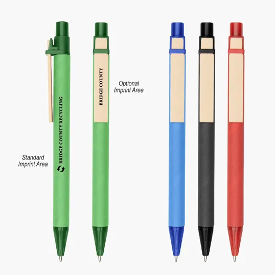 Eco-Inspired Pen With Color Barrel — view 5