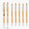 Tropical Bamboo Incline Pen with Stylus