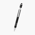 Recycled Aluminum Spin Game Top Pen With Stylus — view 8