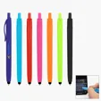 Zinnia Rubberized Pen With Stylus — view 2