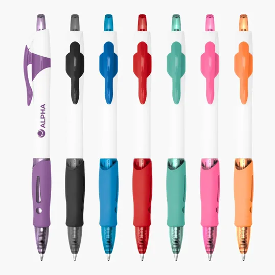 Sawyer Plunger Action Pen with Rubber Grip