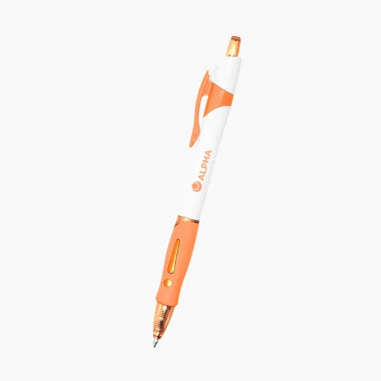Sawyer Plunger Action Pen with Rubber Grip — view 3