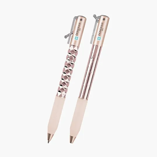 Accordion rABS Ballpoint Pen with Plunger Action — view 2