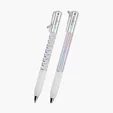 Accordion rABS Ballpoint Pen with Plunger Action — view 3
