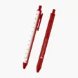 Straight Line Pen with 4" Ruler — view 3