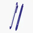Straight Line Pen with 4" Ruler — view 4