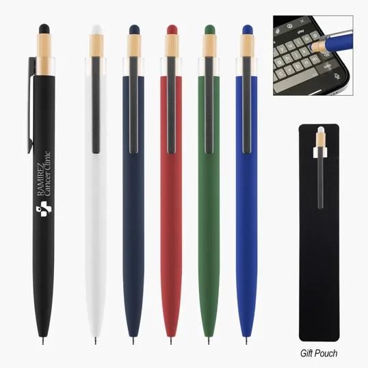 Recycled Aluminum Stylus Pen with rPET Trim