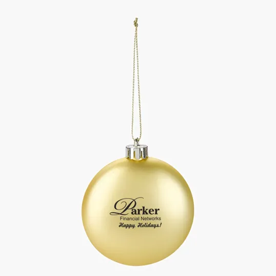 Round Disk Ornament, 3 Inch Shatter-Resistant Polypropylene — view 2