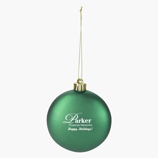 Round Disk Ornament, 3 Inch Shatter-Resistant Polypropylene — view 3