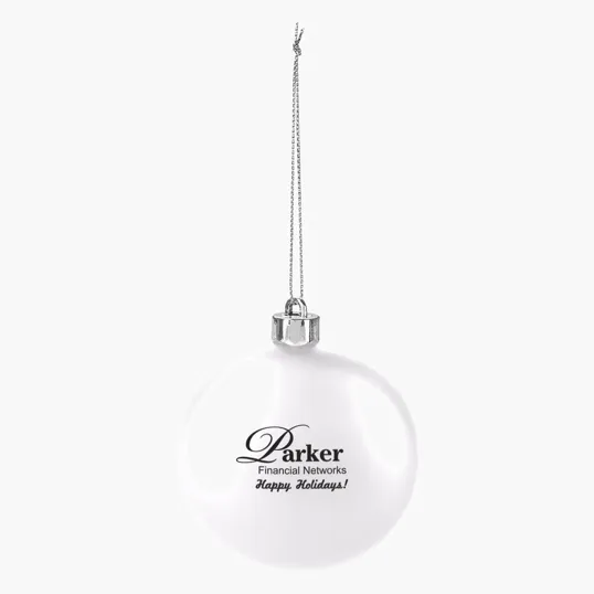 Round Disk Ornament, 3 Inch Shatter-Resistant Polypropylene — view 5