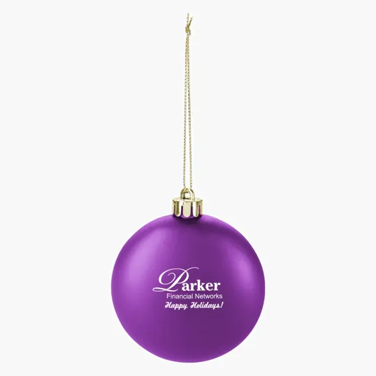 Round Disk Ornament, 3 Inch Shatter-Resistant Polypropylene — view 7