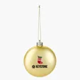 Round Disk Ornament, 3 Inch Shatter-Resistant Polypropylene — view 10