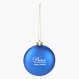 Round Disk Ornament, 3 Inch Shatter-Resistant Polypropylene