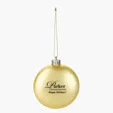 Round Disk Ornament, 3 Inch Shatter-Resistant Polypropylene — view 2