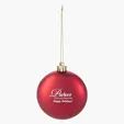 Round Disk Ornament, 3 Inch Shatter-Resistant Polypropylene — view 4