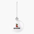 Round Disk Ornament, 3 Inch Shatter-Resistant Polypropylene — view 12