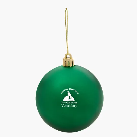 Round Polypropylene Ornament with Hanging String — view 3