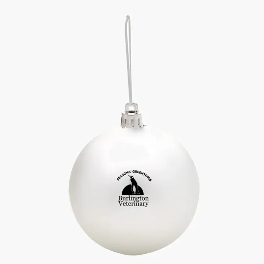 Round Polypropylene Ornament with Hanging String — view 5