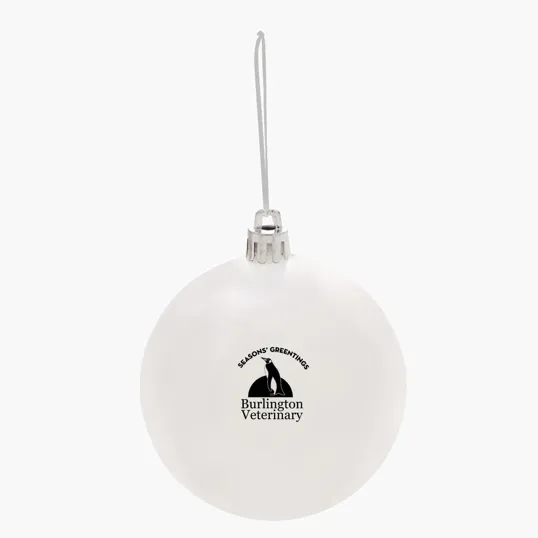 Round Polypropylene Ornament with Hanging String — view 6