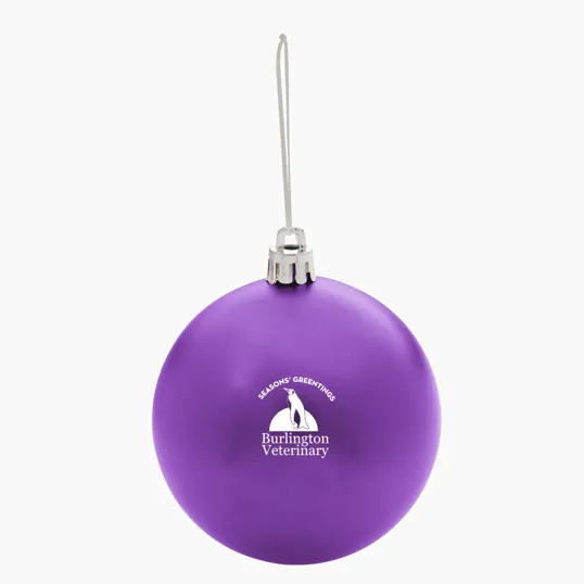 Round Polypropylene Ornament with Hanging String — view 9