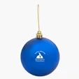 Round Polypropylene Ornament with Hanging String
