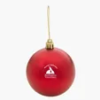 Round Polypropylene Ornament with Hanging String — view 4