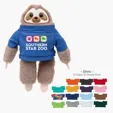 6" Sammy Sloth Plush Stuffed Animal with Custom Shirt