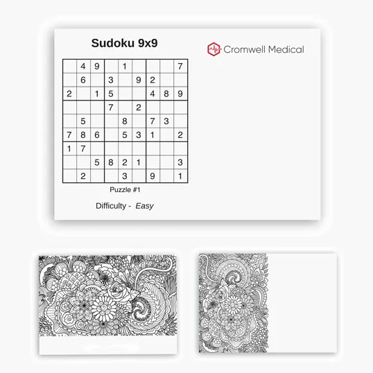 Post-it Custom Printed Coloring Pad, 25 Sheets