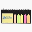 Multi-Use Desk Set with Sticky Notes, Flags, Ruler, and Notebook — view 2