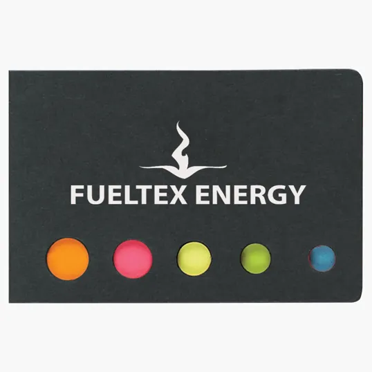 Sticky Flags in Pocket Case, 5 Neon Colors — view 2