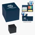 Office Buddy Cube Note Cube with Sticky Notes and Flags