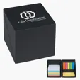 Office Buddy Cube Note Cube with Sticky Notes and Flags — view 2