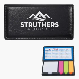 Picture For Leather Look Case Of Sticky Notes With Calendar