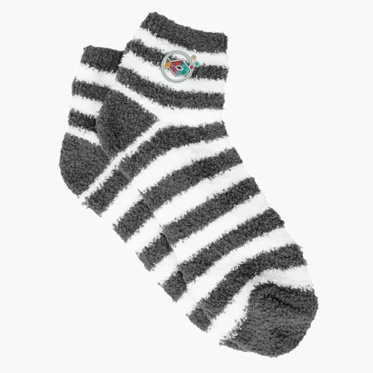 Fuzzy Stripe Socks — view 3