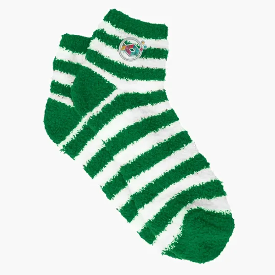 Fuzzy Stripe Socks — view 4