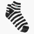 Fuzzy Stripe Socks — view 2