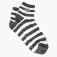 Fuzzy Stripe Socks — view 3