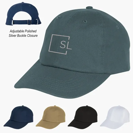Imperial Cotton Buckle Cap, 6-Panel Unstructured