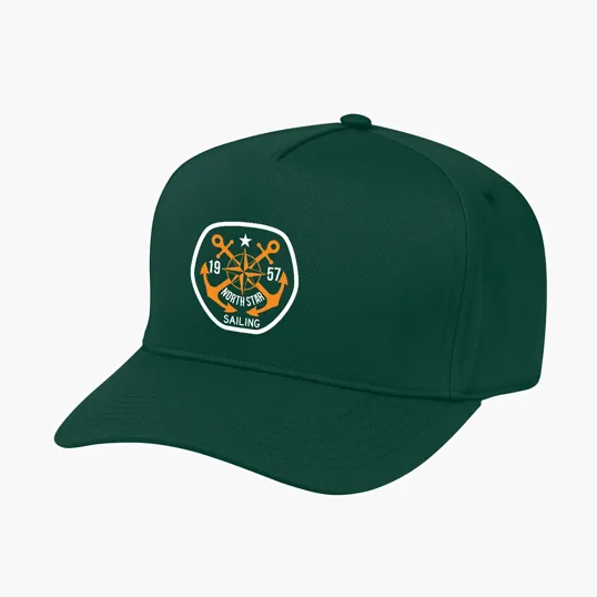 Two-Tone Strike Zone Cap, 5 Panel Mid Profile — view 3