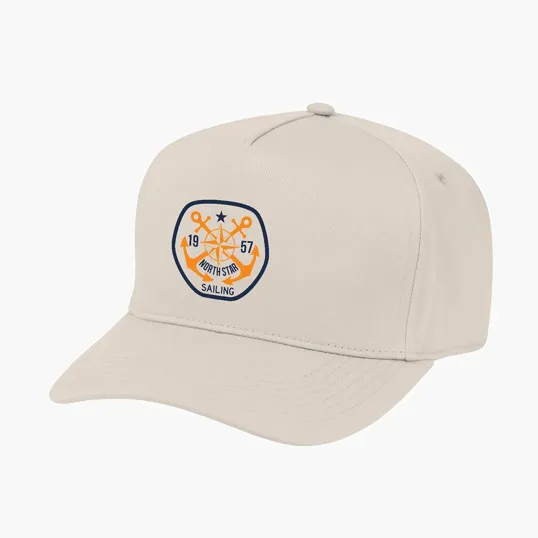 Two-Tone Strike Zone Cap, 5 Panel Mid Profile — view 4