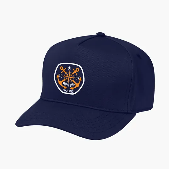Two-Tone Strike Zone Cap, 5 Panel Mid Profile — view 5