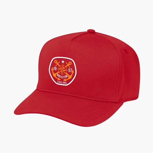 Two-Tone Strike Zone Cap, 5 Panel Mid Profile — view 6