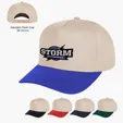 Two-Tone Strike Zone Cap, 5 Panel Mid Profile — view 8