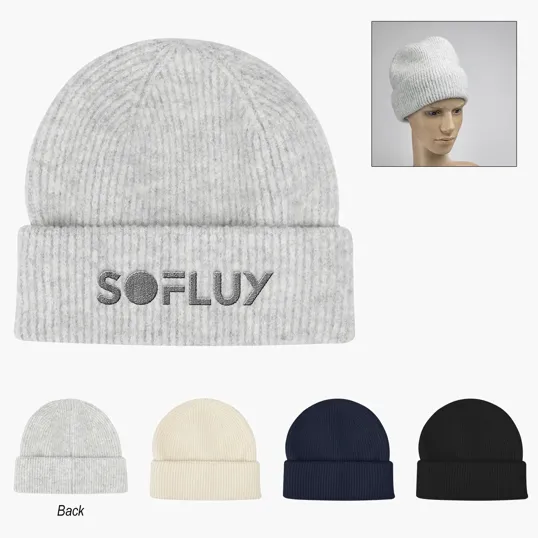 Luxe Plush Recycled Polyester Beanie