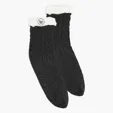 Cozy Cable Knit Slipper Socks — view 2